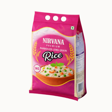 Nirvana Premium Parboiled Long Grain 5 Kg